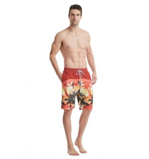 Quick Drying Beach Pants Swimming Trunks for Men Summer Surfing Boardshorts Mens Swimwear